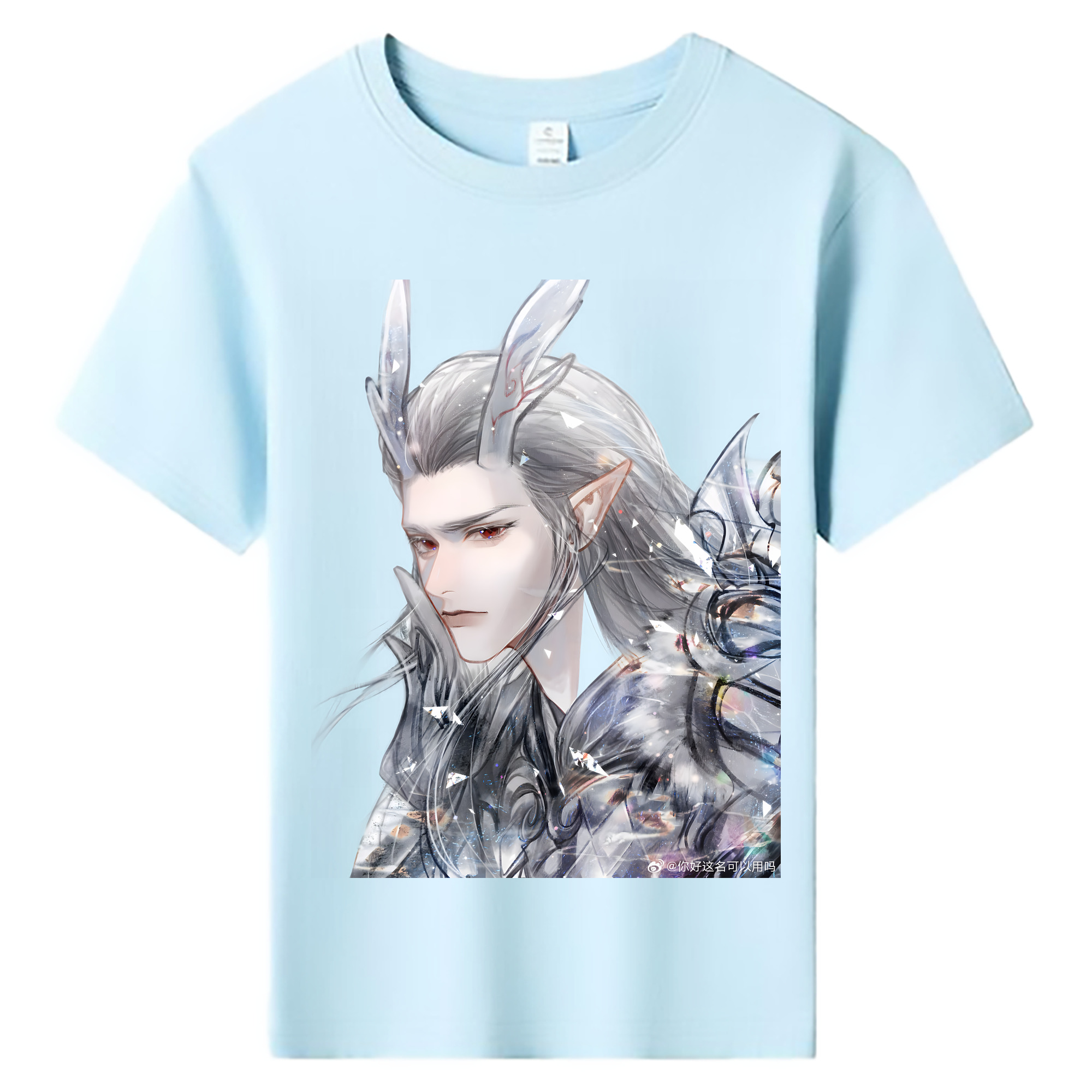 （画像用） Ne Zha 2 ナタ 魔童の大暴れ 綿100％キッズTシャツ（フロントプリント）